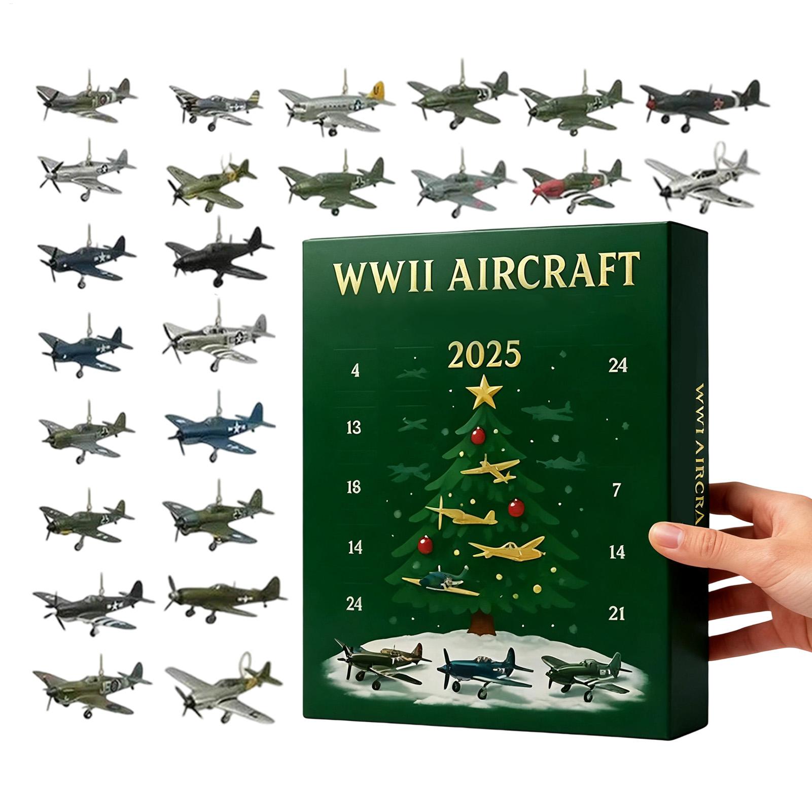 Advent Calendar Gift - Christmas Aircraft Advent Calendar 24 Days
