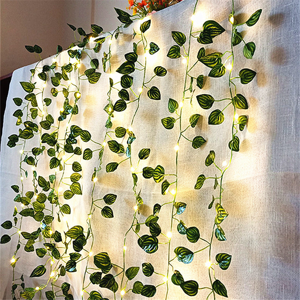 Watermelon Leaf Outdoor Artifi - огляд і ціна Led Fairy String Lights