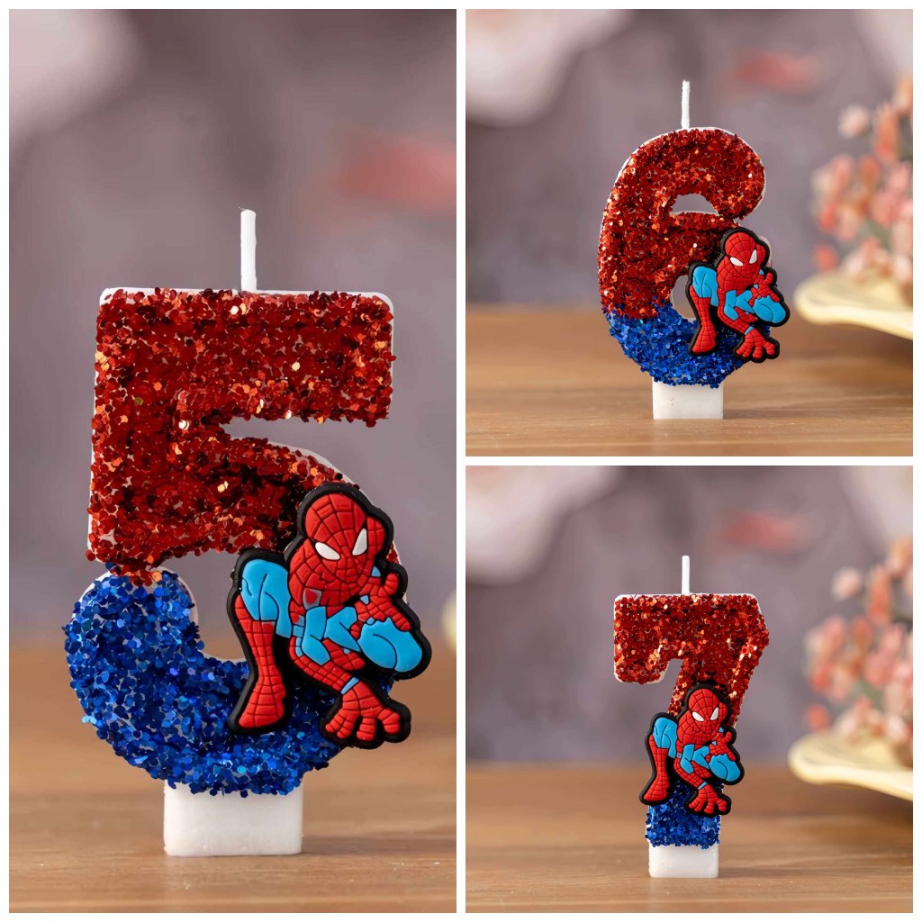 0-9 Superhero SpiderMan Fun Fi - огляд і ціна Holiday Candle Set
