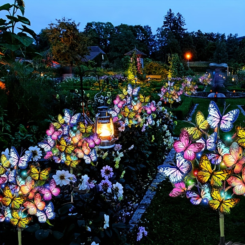 Solar LED Butterfly Garden Lig - огляд і ціна Christmas Lights Outdoor