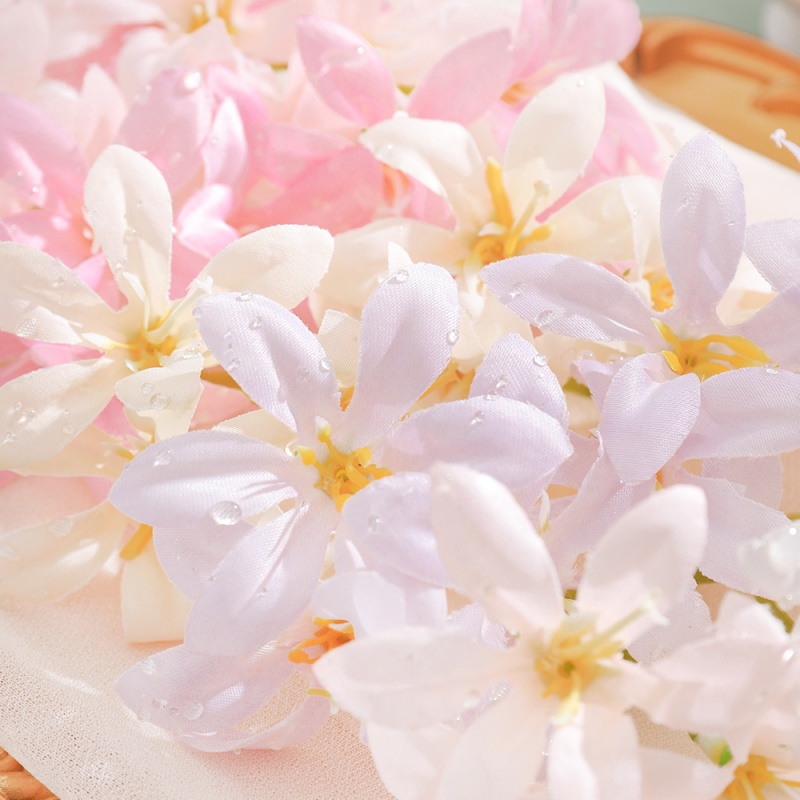 10Pcs Artificial Flower Heads  - огляд і ціна Christmas Wreath Fake
