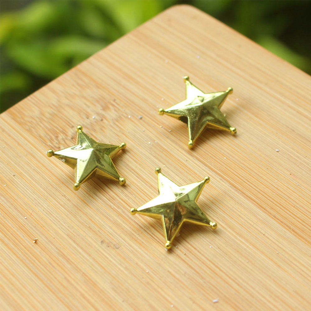 10PCS 2Sizes DIY Gold Star Top - огляд і ціна Star Tree Topper