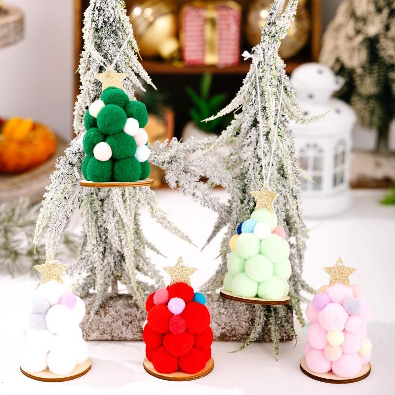 Handmade Fluffy Pom Pom Christ - огляд і ціна Star Tree Topper
