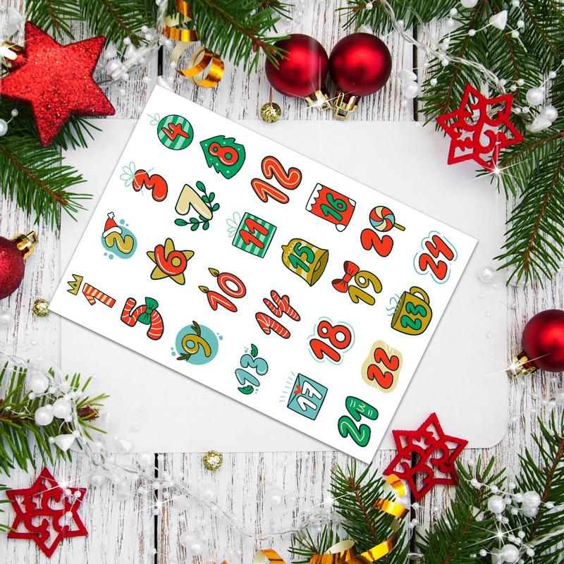 Merry Christmas Stickers Adven - огляд і ціна Advent Calendar Gift