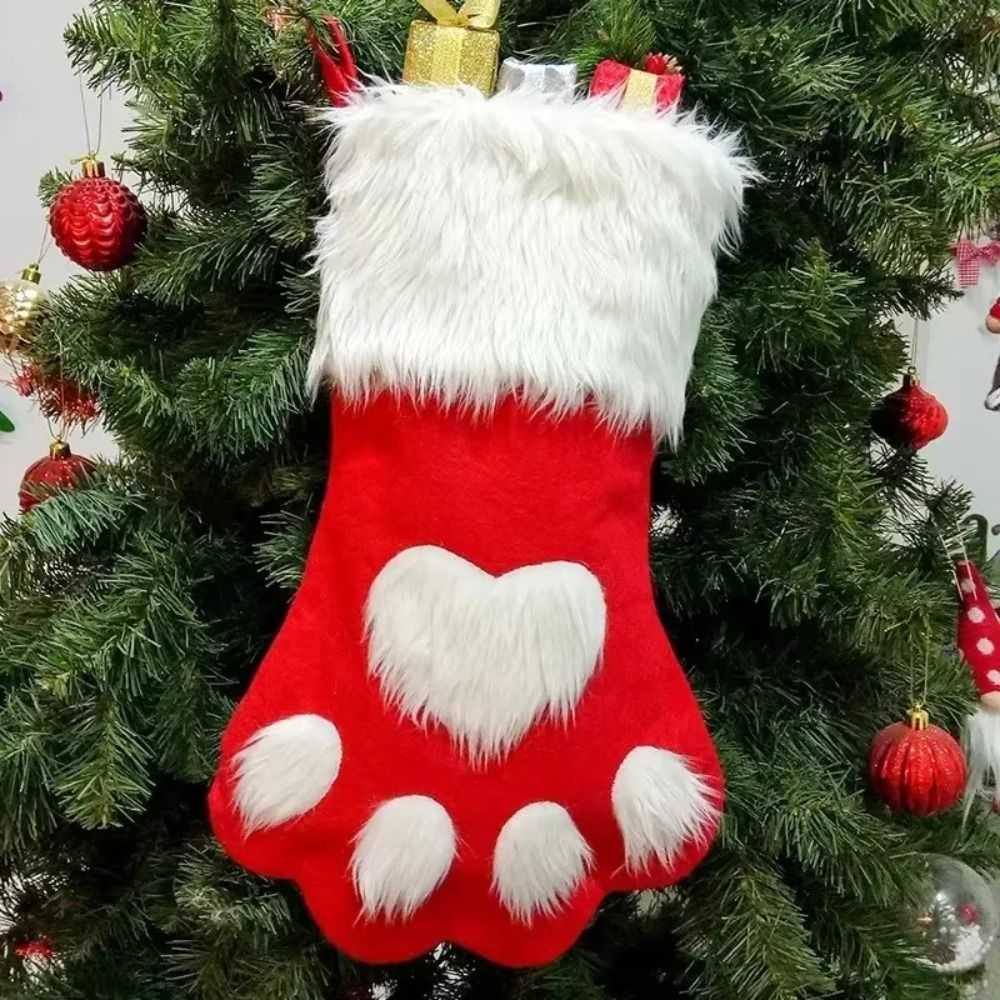 1/3/5/10PCS Long Plush Hair Do - огляд і ціна Christmas Stocking Hanging