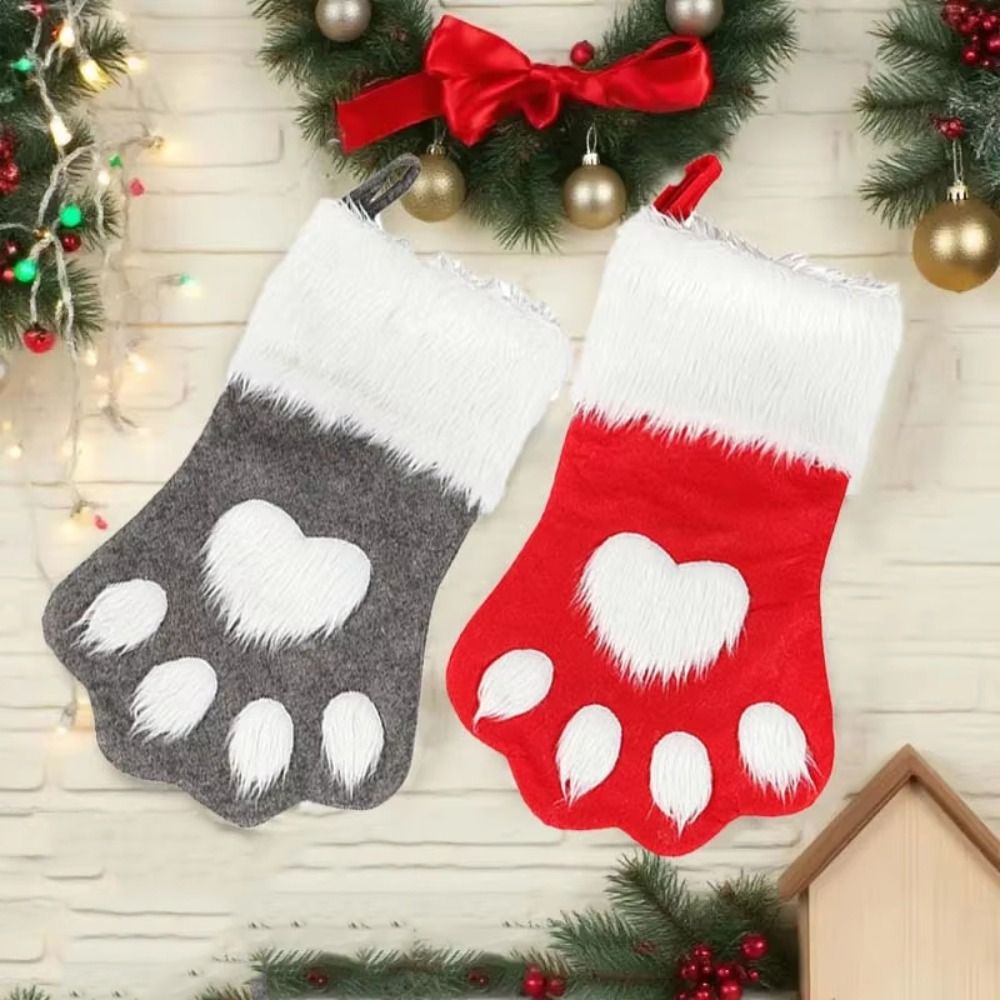 1/3/5/10PCS Long Plush Hair Do - огляд і ціна Christmas Stocking Hanging