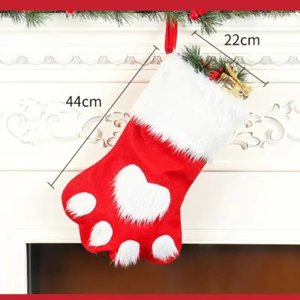 1/3/5/10PCS Long Plush Hair Do - огляд і ціна Christmas Stocking Hanging