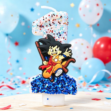 Dragon Ball Z Themed Number Ca - огляд і ціна Holiday Candle Set